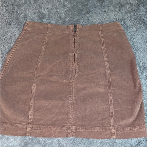 Free People Brown/Dark Khaki Skirt - Picture 2 of 3